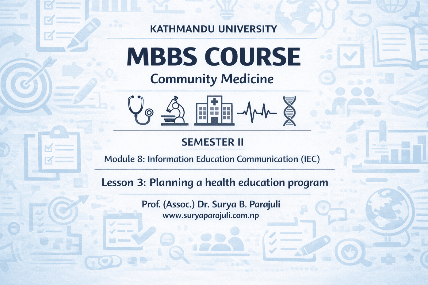  Planning a health education program